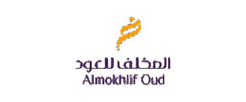 شعار Almoukhlif Oud، علامة سعودية للعود والعطور عبر الإنترنت